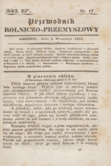 Przewodnik rólniczo-przemysłowy. R.2, No. 17 (1 września 1837)