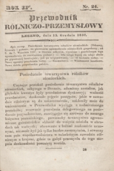 Przewodnik rólniczo-przemysłowy. R.2, No. 24 (16 grudnia 1837)