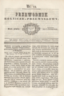 Przewodnik Rólniczo-Przemysłowy. R.5, nr 13 (1 stycznia 1842)