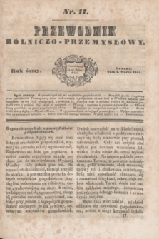 Przewodnik Rólniczo-Przemysłowy. R.8, nr 17 (1 marca 1845)