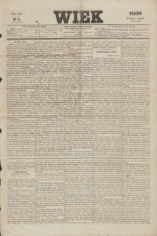 Wiek : wychodzi rano codziennie, wyjąwszy dni poświąteczne. 1864, nr 4 (19 lutego)