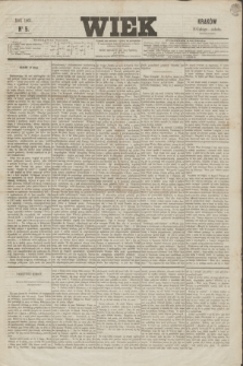 Wiek : wychodzi rano codziennie, wyjąwszy dni poświąteczne. 1864, nr 5 (20 lutego)