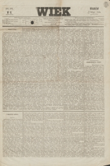 Wiek : wychodzi rano codziennie, wyjąwszy dni poświąteczne. 1864, nr 8 (24 lutego)