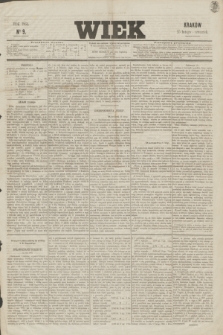 Wiek : wychodzi rano codziennie, wyjąwszy dni poświąteczne. 1864, nr 9 (25 lutego)