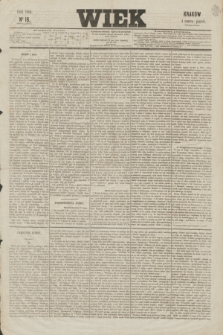 Wiek : wychodzi rano codziennie, wyjąwszy dni poświąteczne. 1864, nr 16 (4 marca)