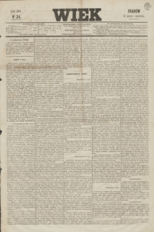 Wiek : wychodzi rano codziennie, wyjąwszy dni poświąteczne. 1864, nr 24 (13 marca)