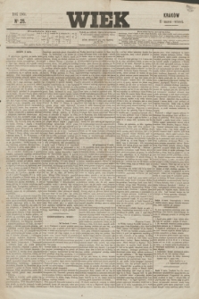 Wiek : wychodzi rano codziennie, wyjąwszy dni poświąteczne. 1864, nr 25 (15 marca)