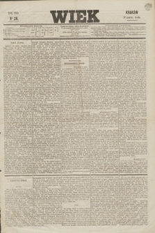 Wiek : wychodzi rano codziennie, wyjąwszy dni poświąteczne. 1864, nr 26 (16 marca)