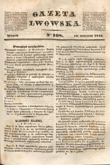Gazeta Lwowska. 1842, nr 108