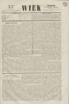 Wiek : wychodzi rano codziennie, wyjąwszy dni poświąteczne. 1864, nr 51 (27 kwietnia)