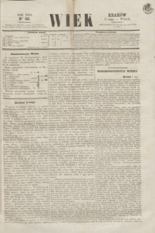 Wiek : wychodzi rano codziennie, wyjąwszy dni poświąteczne. 1864, nr 56 (3 maja 1864)