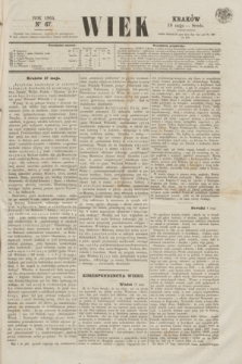 Wiek : wychodzi rano codziennie, wyjąwszy dni poświąteczne. 1864, nr 67 (18 maja 1864)