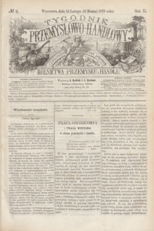 Tygodnik Przemysłowo-Handlowy : czasopismo poświęcone sprawom rolnictwa, przemysłu i handlu. R.2, № 9 (3 marca 1873)