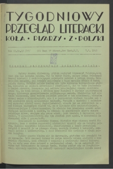 Tygodniowy Przegląd Literacki Koła Pisarzy z Polski. R.2, nr 19 (7 maja 1942) = nr 27