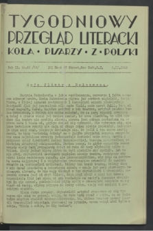 Tygodniowy Przegląd Literacki Koła Pisarzy z Polski. R.2, nr 45 (5 listopada 1942) = nr 53