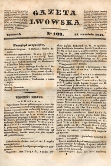 Gazeta Lwowska. 1842, nr 109