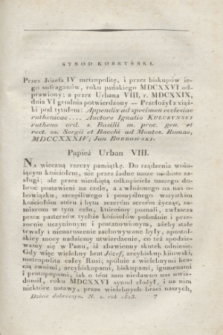 Dzieie Dobroczynności Kraiowey i Zagraniczney. [T.1], N. 2 (1823) + dod.