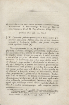 Dzieie Dobroczynności Kraiowey i Zagraniczney. T.3, N. 10 (1823)