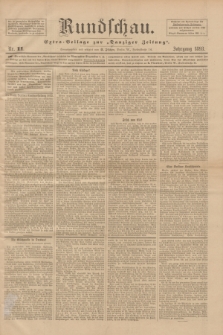 Rundschau : Extra-Beilage zur Danziger Zeitung. 1893, Nr. 11