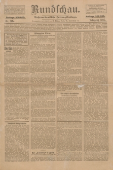 Rundschau : ausserordentliche Zeitungsbeilage. 1895, Nr. 15