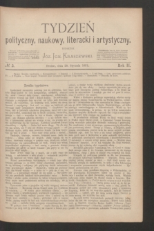 Tydzień polityczny, naukowy, literacki i artystyczny. R.2, № 5 (29 stycznia 1871)