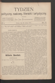 Tydzień polityczny, naukowy, literacki i artystyczny. R.2, № 9 (26 lutego 1871)