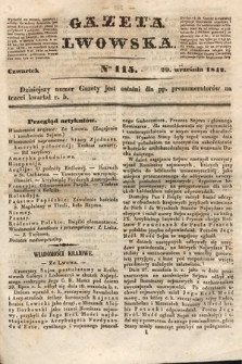 Gazeta Lwowska. 1842, nr 115