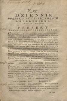 Dziennik Prefektury Departamentu Lubelskiego. 1816, Nro 13 (1 Maia)