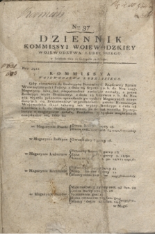 Dziennik Kommissyi Woiewodzkiey Woiewodztwa Lublelskiego. 1816, Nro 37 (20 listopada)
