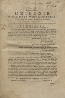 Dziennik Kommissyi Woiewodzkiey Woiewodztwa Lublelskiego. 1816, Nro 38 (27 listopada)