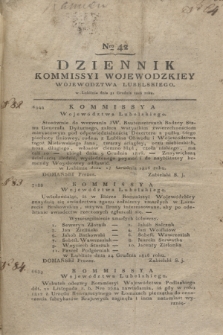 Dziennik Kommissyi Woiewodzkiey Woiewodztwa Lublelskiego. 1816, Nro 42 (31 grudnia) + dod.