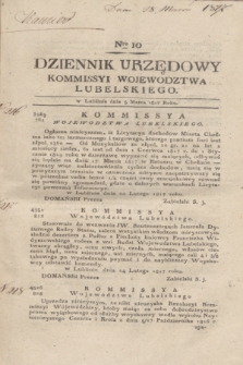 Dziennik Urzędowy Kommissyi Wojewodztwa Lubelskiego. 1817, Nro 10 (5 marca)