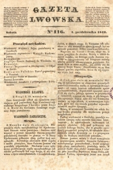 Gazeta Lwowska. 1842, nr 116