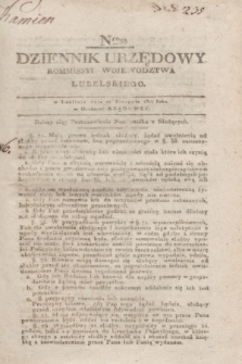 Dziennik Urzędowy Kommissyi Wojewodztwa Lubelskiego. 1817, Nro 33 (27 sierpnia) + dod.