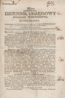 Dziennik Urzędowy Kommissyi Wojewodztwa Lubelskiego. 1817, Nro 35 (10 września) + dod.