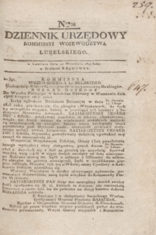 Dziennik Urzędowy Kommissyi Wojewodztwa Lubelskiego. 1817, Nro 36 (17 września)