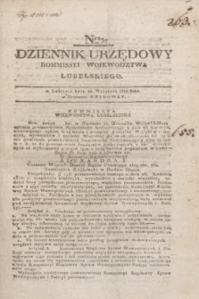 Dziennik Urzędowy Kommissyi Wojewodztwa Lubelskiego. 1817, Nro 37 (24 września) + dod.