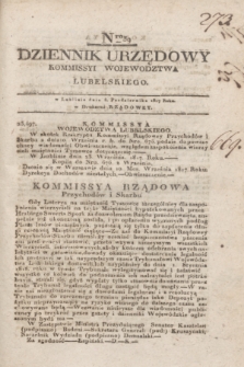 Dziennik Urzędowy Kommissyi Wojewodztwa Lubelskiego. 1817, Nro 39 (8 października)