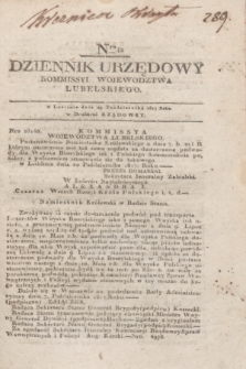 Dziennik Urzędowy Kommissyi Wojewodztwa Lubelskiego. 1817, Nro 42 (29 października)