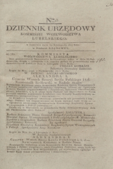 Dziennik Urzędowy Kommissyi Wojewodztwa Lubelskiego. 1817, Nro 45 (19 listopada) + dod.