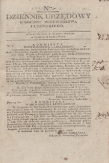 Dziennik Urzędowy Kommissyi Wojewodztwa Lubelskiego. 1817, Nro 47 (3 grudnia) + dod.