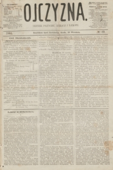 Ojczyzna : dziennik polityczny, literacki i naukowy. [R.1], № 89 (28 września 1864)