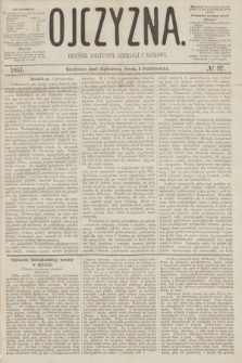 Ojczyzna : dziennik polityczny, literacki i naukowy. [R.1], № 92 (5 października 1864)