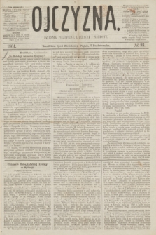 Ojczyzna : dziennik polityczny, literacki i naukowy. [R.1], № 93 (7 października 1864)