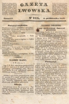 Gazeta Lwowska. 1842, nr 118