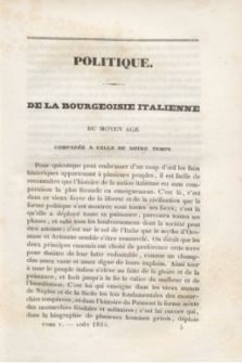 Le Polonais : journal des Intérêts de l'Europe, dirigé par un Membre de la Diète Polonaise. T.5, no 26 (Août 1835)