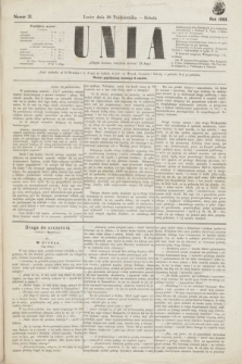 Unia. [R.1], nr 21 (30 października 1869)