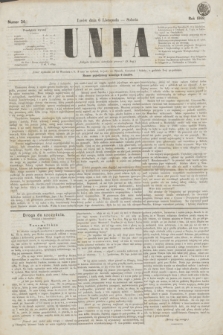 Unia. [R.1], nr 24 (6 listopada 1869)