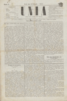 Unia. [R.1], nr 27 (13 listopada 1869)