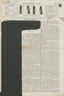 Unia. [R.1], nr 30 (20 listopada 1869)